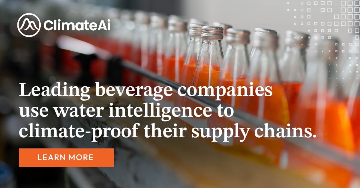 Beverage companies turn climate and water risk into their competitive ...